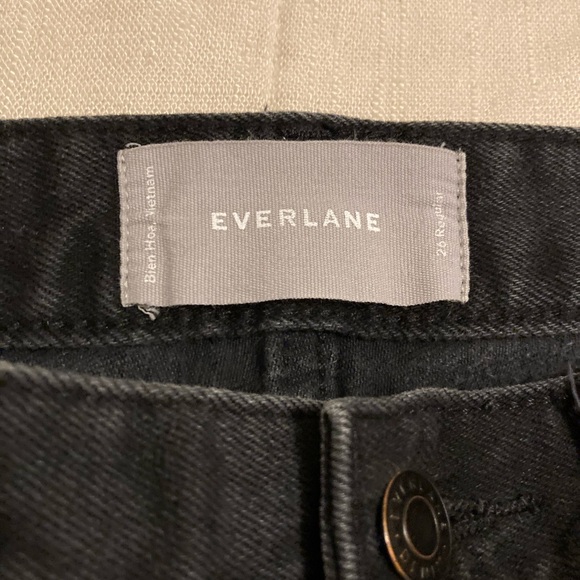 Washed black Everlane Women’s 26w Boy Friend Straight Jean - Picture 2 of 5